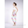 Damen Rainbow Printed High Waist Leggings mit hoher Taille